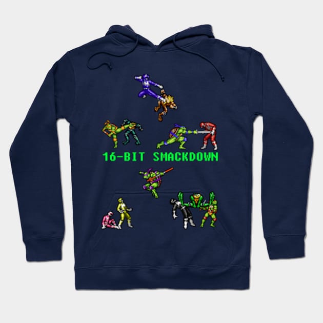 16-Bit Smackdown Hoodie by SpitfireImages